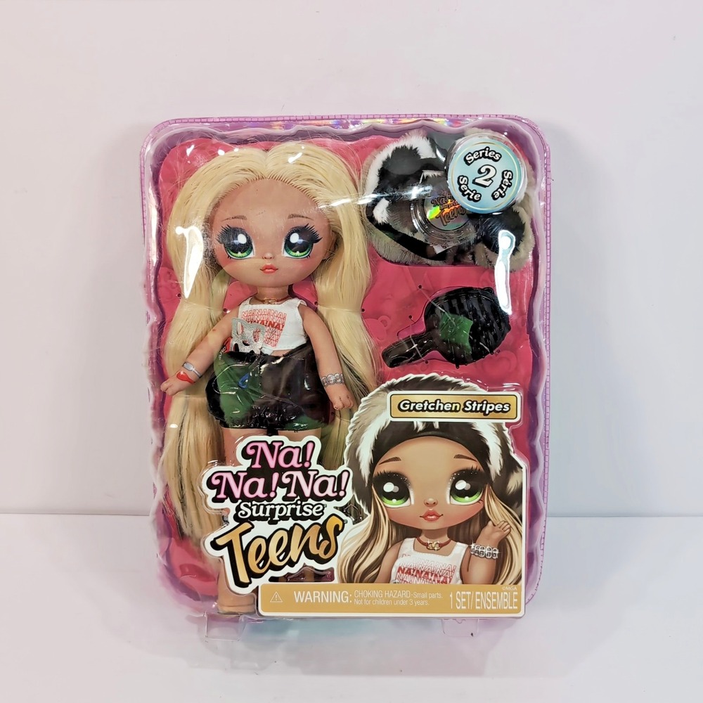 Na! Na! Na! Surprise Gretchen Stripes Teens Fashion Doll New Sealed